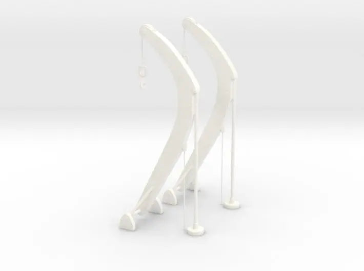1/24 USN davits for motor whaleboat - distefan 3d print