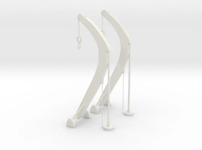 1/24 USN davits for motor whaleboat - distefan 3d print