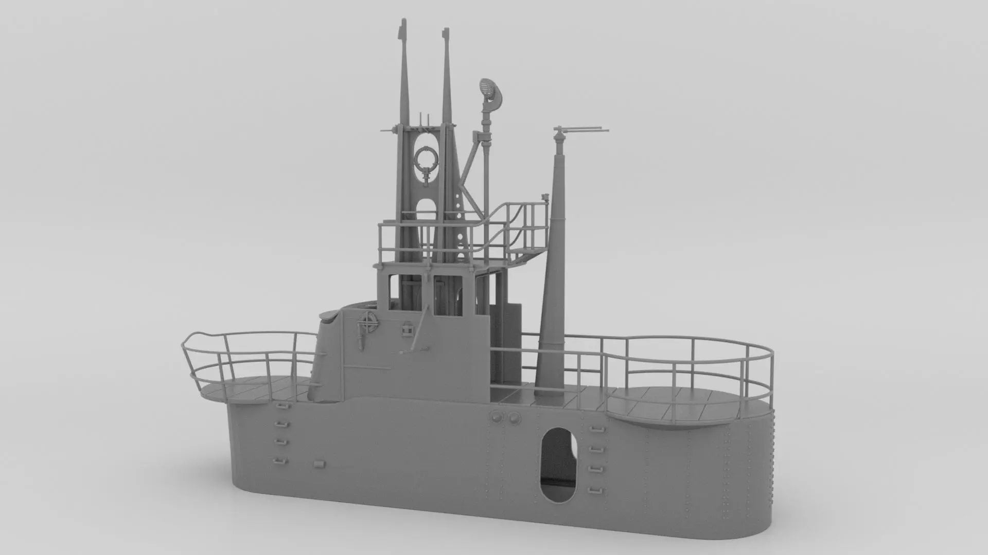 1/24 USS Gato Conning Tower Set - distefan 3d print
