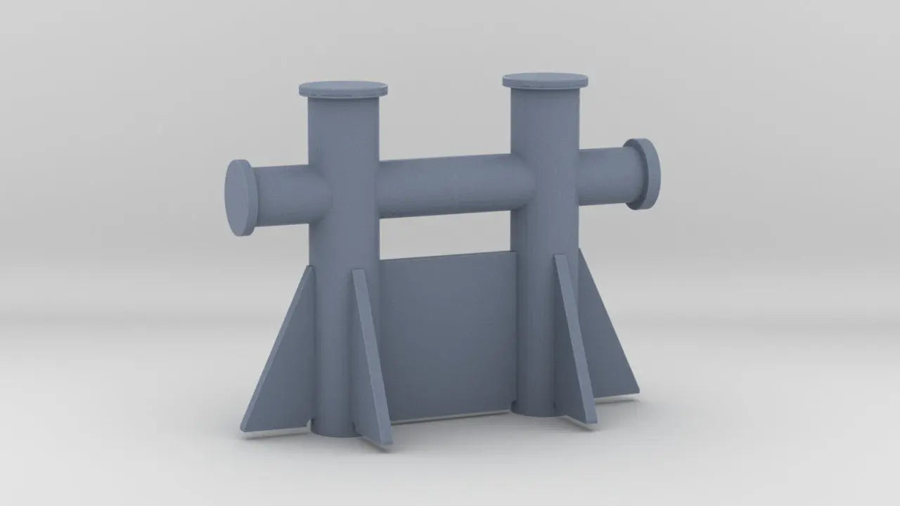 1/24 YTB Tugboat H-Bitt w/o Base - distefan 3d print