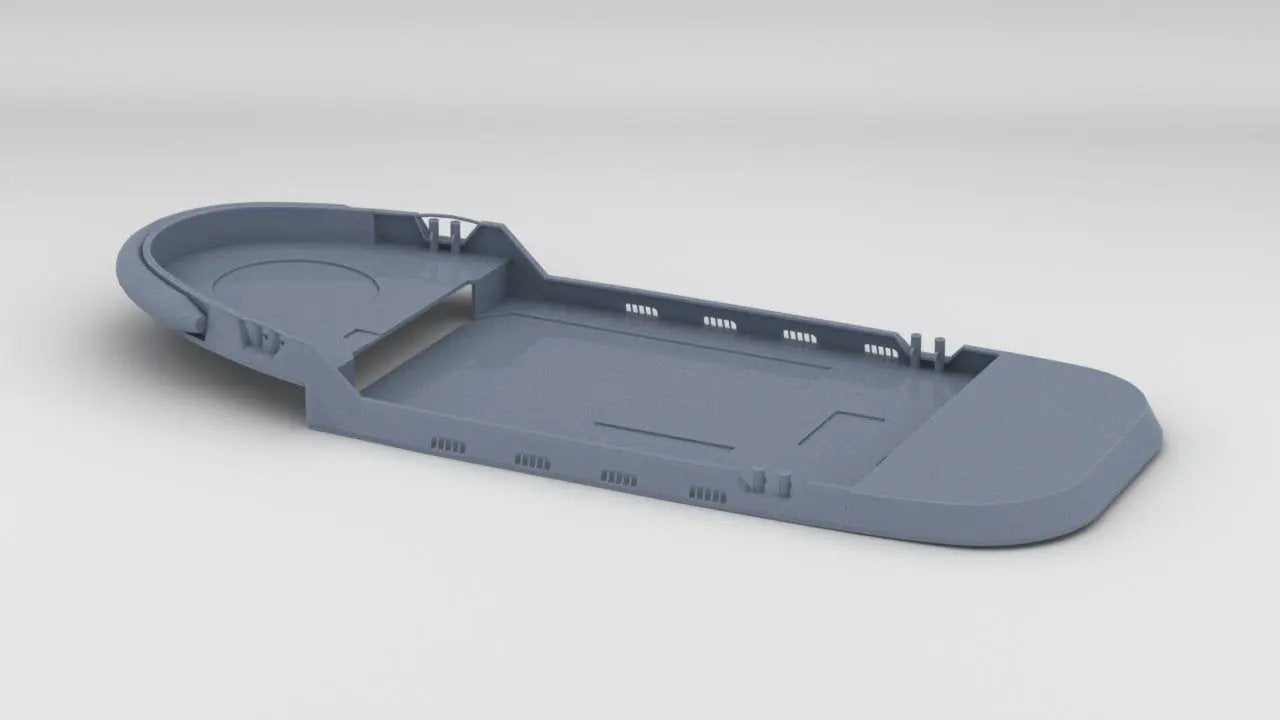 1/24 YTB Tugboat Main Deck w/ Bulwark - distefan 3d print