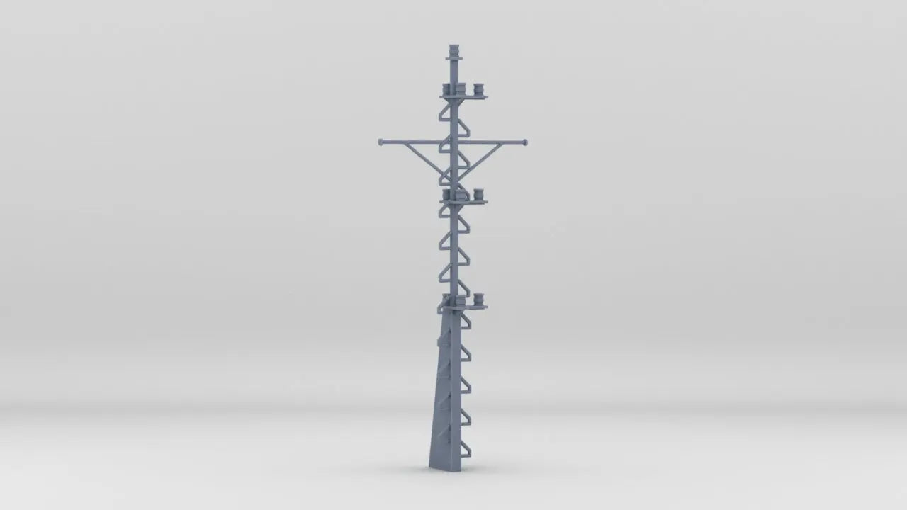 1/24 YTB Tugboat Main Mast - distefan 3d print