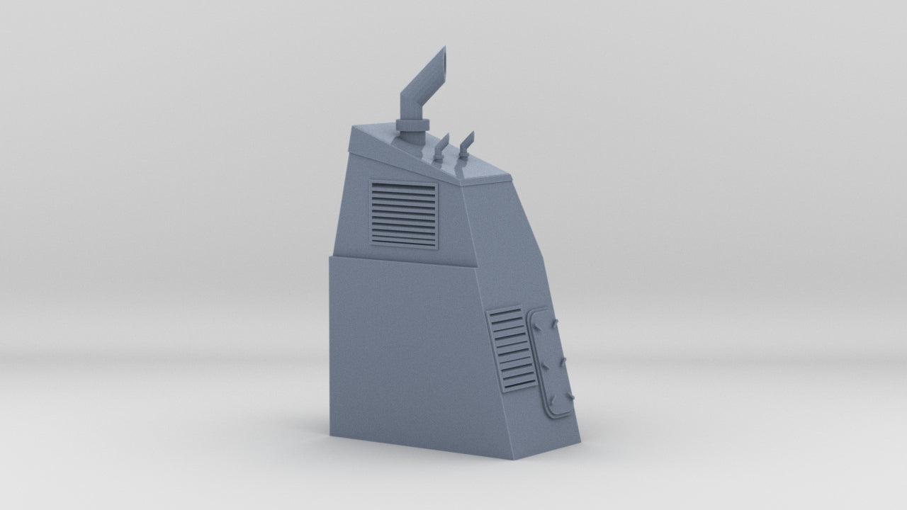 1/24 YTB Tugboat Stack House Starboard - distefan 3d print