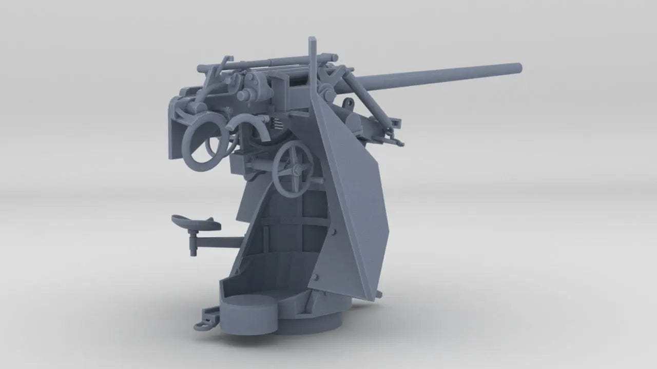1/24 DKM 3.7cm SK C/30 Gun - distefan 3d print