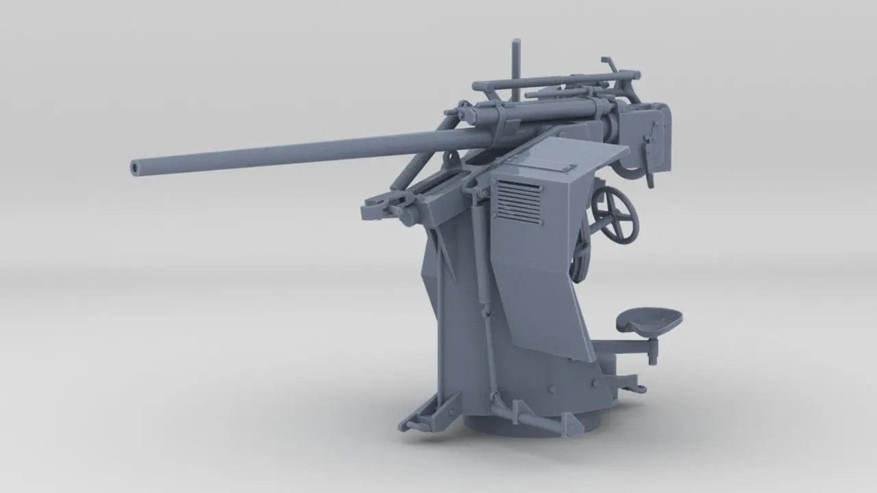 1/24 DKM 3.7cm SK C/30 Gun - distefan 3d print
