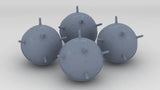 1/24 DKM Naval Mine Set (4pcs)
