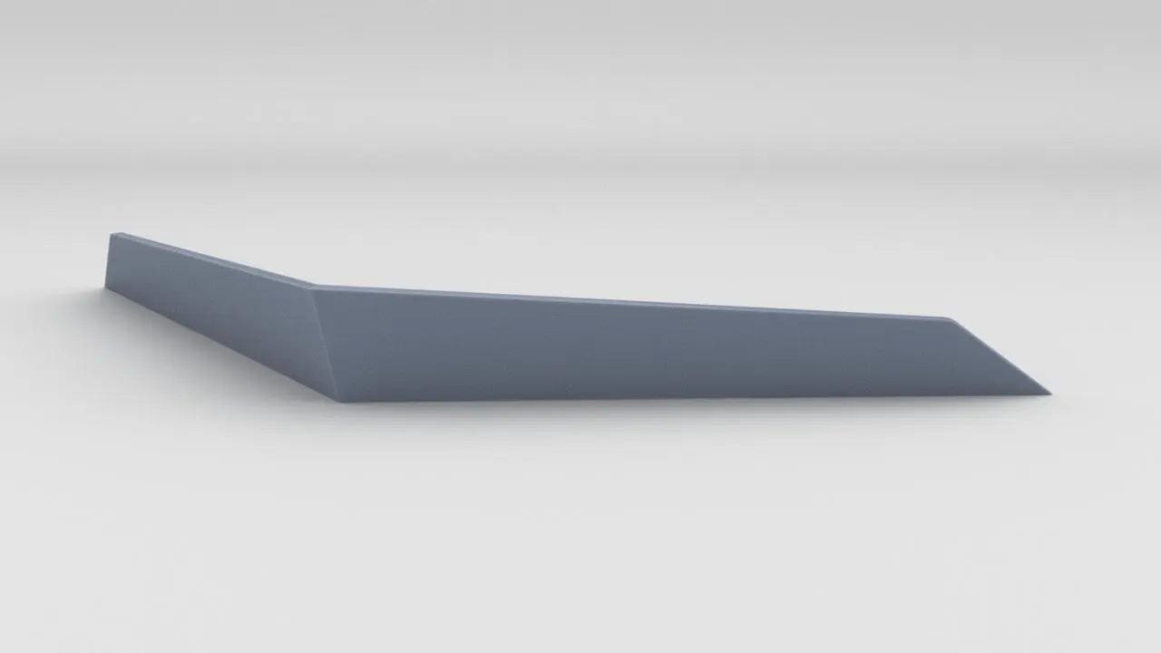 1/24 DKM Raumboote R-301 Bow Spray Deflector - distefan 3d print
