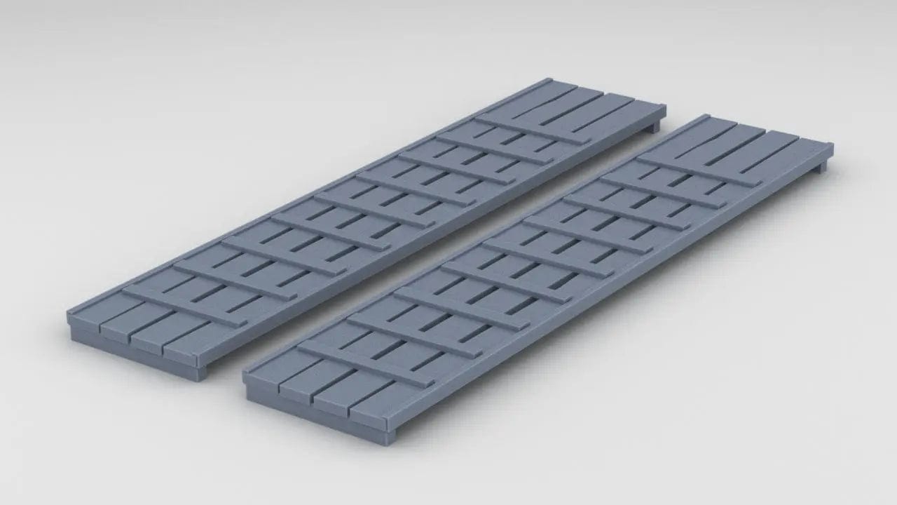 1/24 DKM Raumboote R-301 Gang Planks Set (2pcs) - distefan 3d print