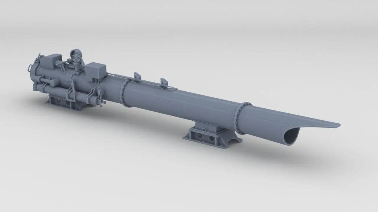 1/24 DKM Raumboote R-301 Torpedo Launcher Port - distefan 3d print