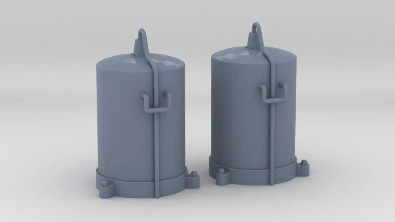1/24 DKM Schnellboot S-100 Nebelkanne Set (2pcs) - distefan 3d print