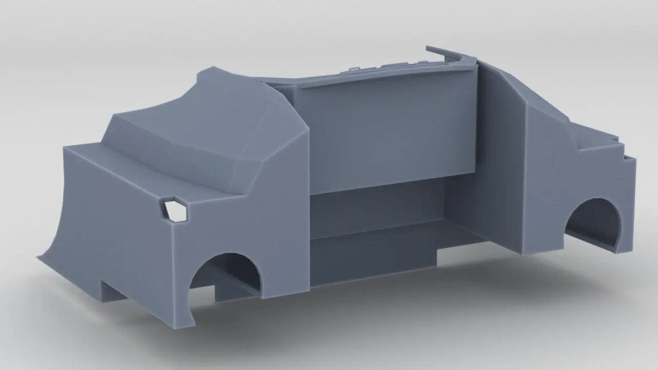 1/24 DKM Schnellboot S100 Bridge (Lower Section) - distefan 3d print