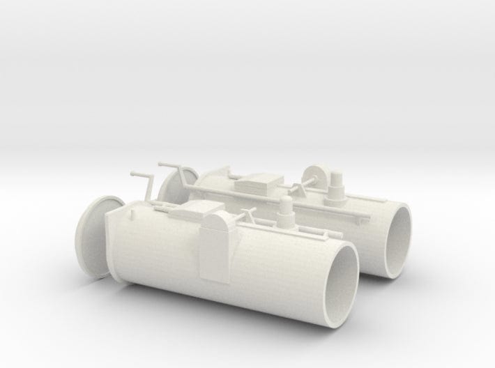 1/24 DKM Schnellboot S100 torpedo tubes set - distefan 3d print
