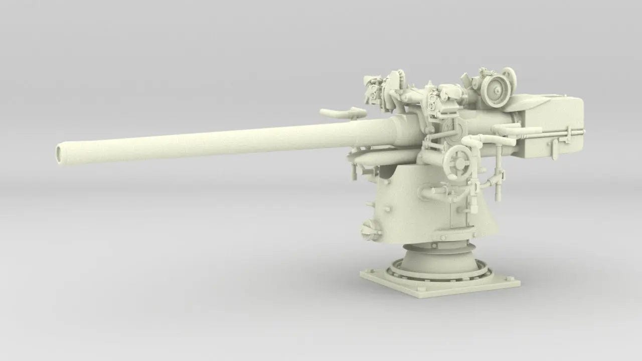 1/24 DKM U-Boot 8.8 cm SK C/35 Naval Deck Gun - distefan 3d print