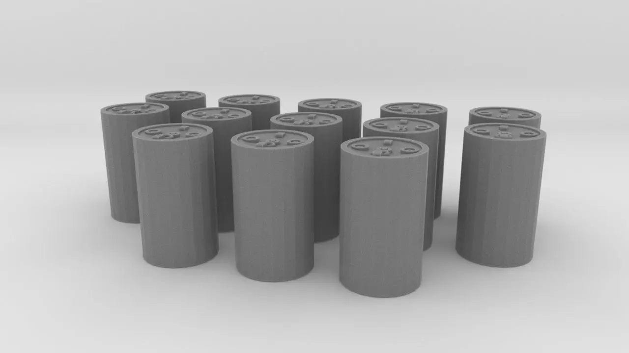 1/24 HMCS Depth Charges Set 13pcs - distefan 3d print