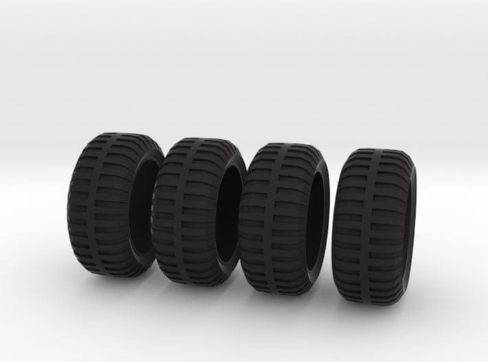 1/24 Hydra Schmidt roadster tire rear v2 set 4pcs - distefan 3d print