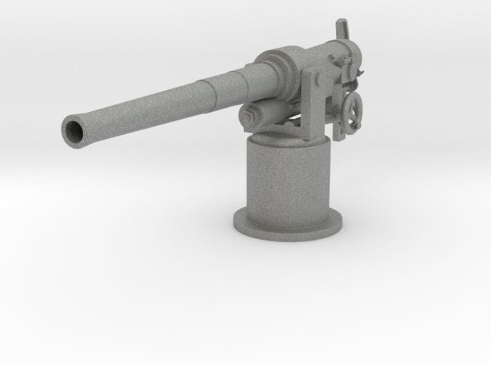 1/24 RN QF 12-pounder (76.2 mm) mount - distefan 3d print