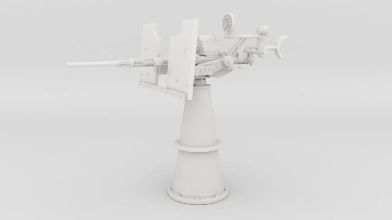 1/24 Royal Navy 20mm Oerlikon Mk IIIA - distefan 3d print