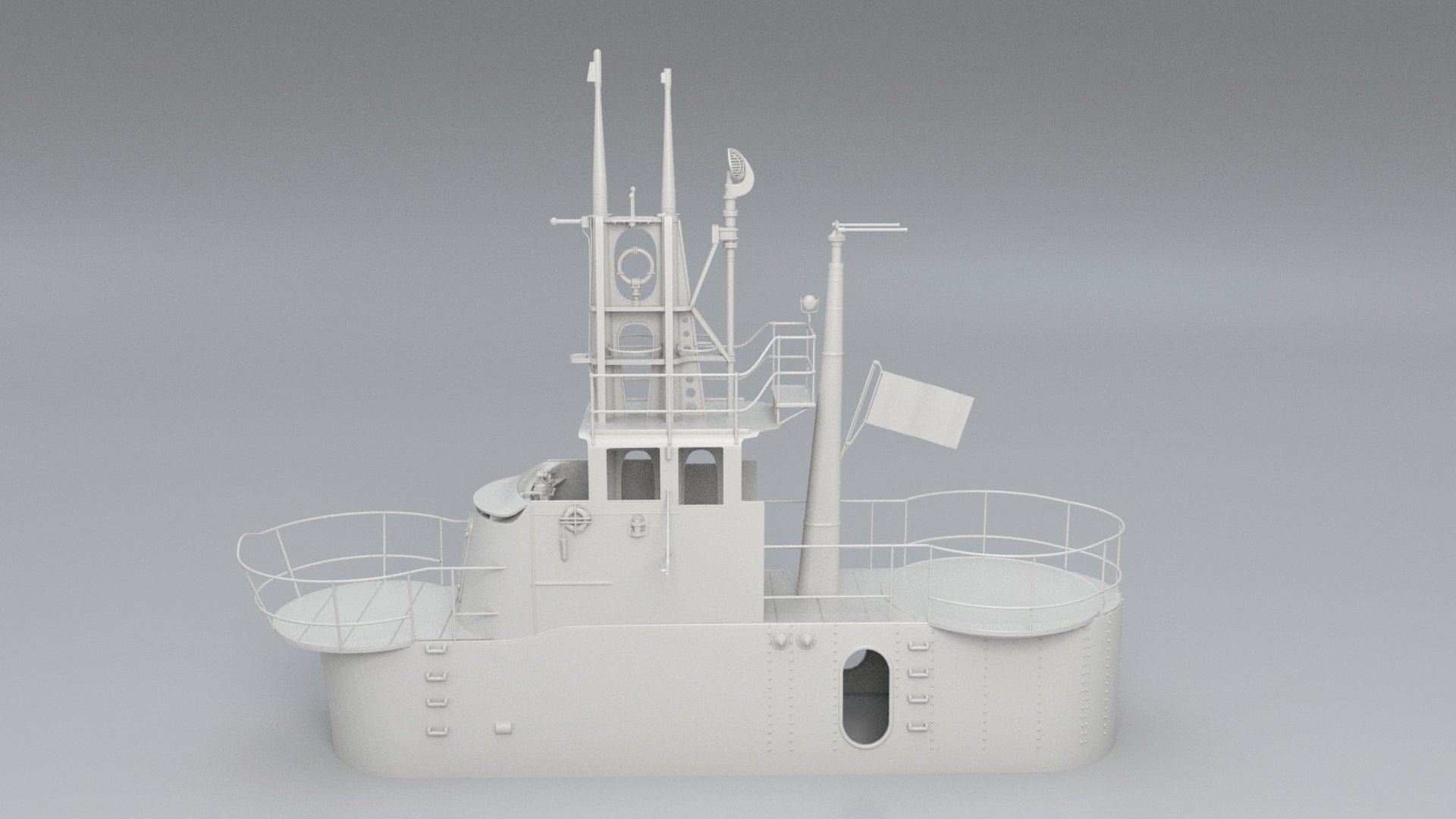 1/24 US Gato Conning Tower: Upgrade Your WWII Submarine Model