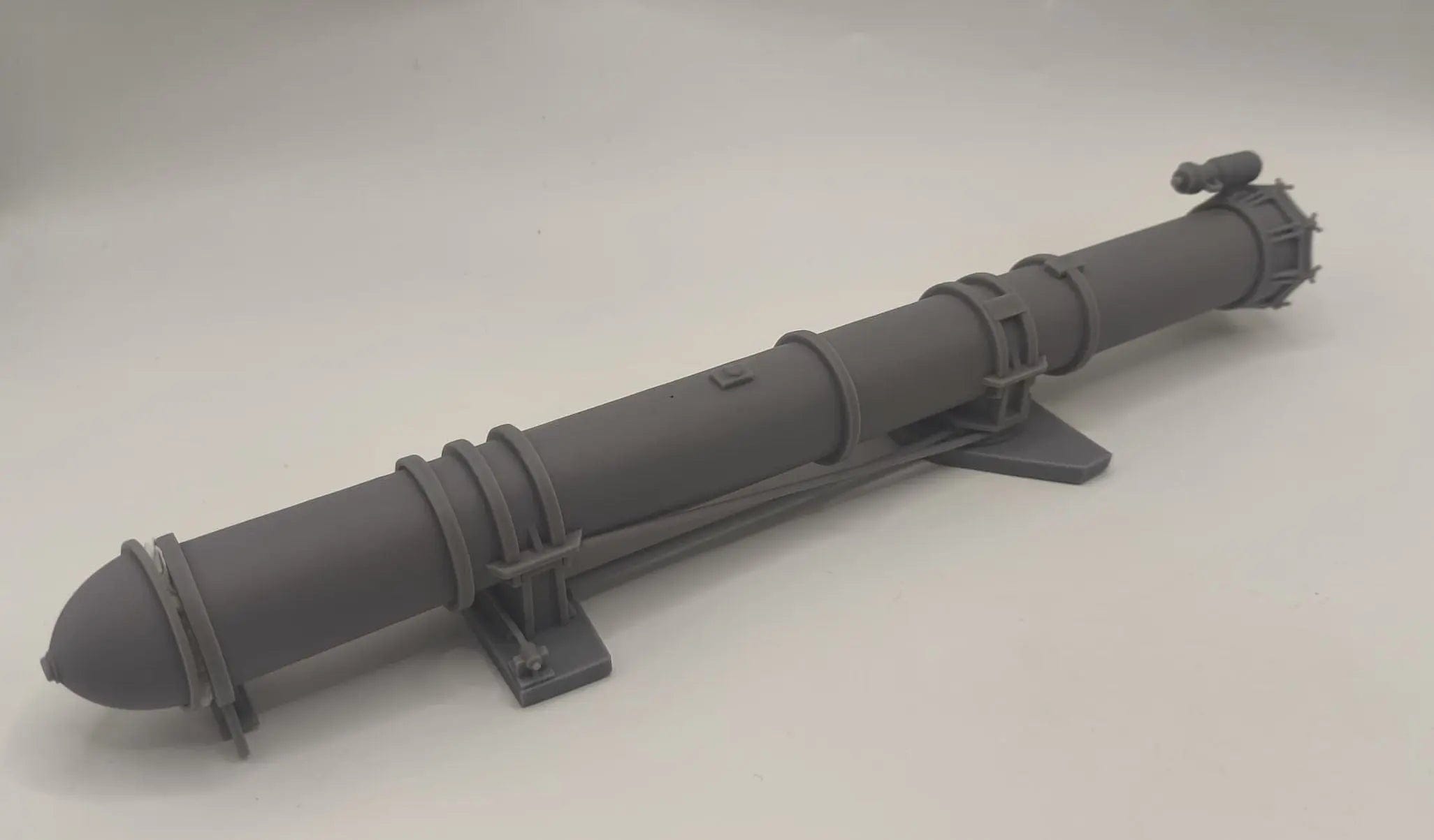 1/24 US PT Boat 109 Torpedo Tube Port Kit - distefan 3d print