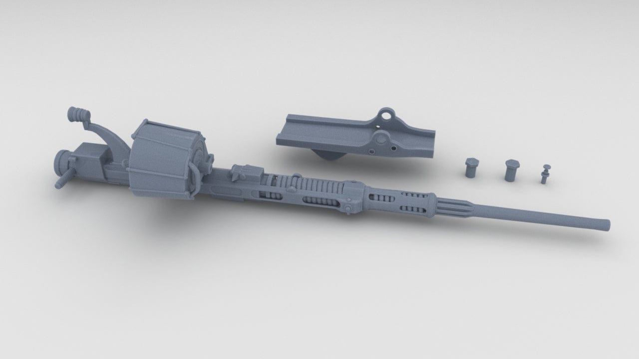 1/24 US PT Boat 20mm Oerlikon Mk-12 MOD1 Set - distefan 3d print