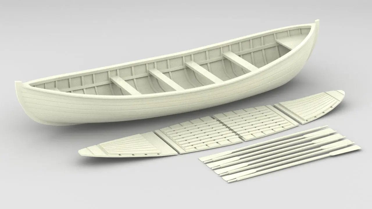 1/24 USLSS 26' Monomoy Pulling Surf Boat Set - distefan 3d print