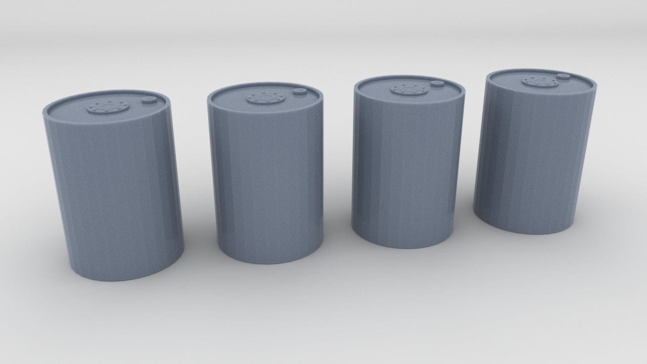 1/24 USN 300lb Depth Charge Set (4pcs) - distefan 3d print