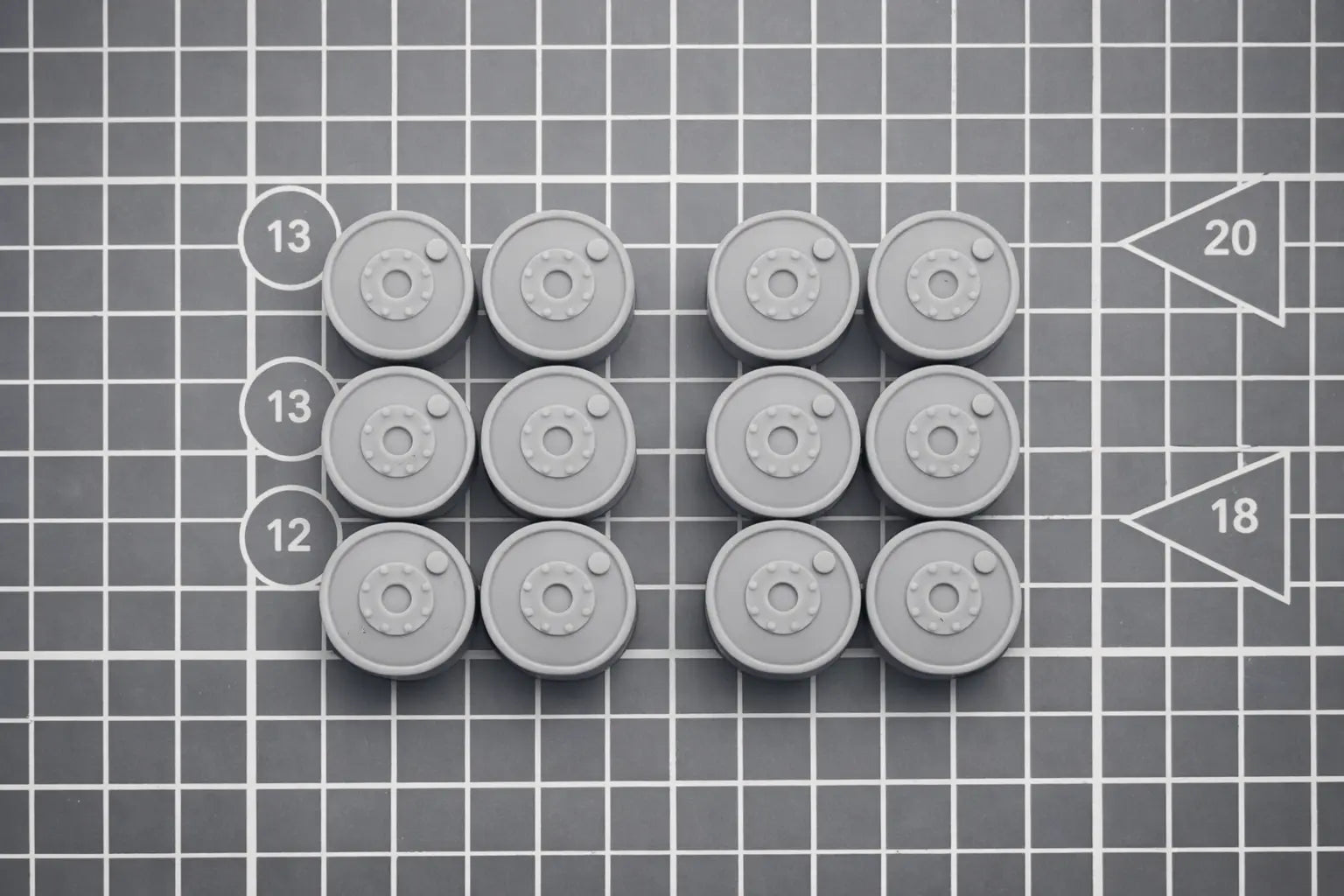 1/24 USN 300lb Depth Charges Mk6 Set (4pcs) - distefan 3d print – alternate view