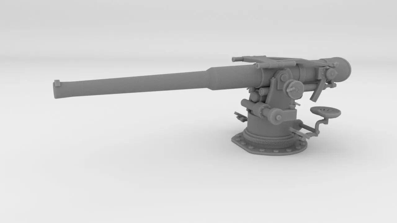 1/24 USN 4 inch 50 (10.2 cm) Sub Deck Gun - distefan 3d print