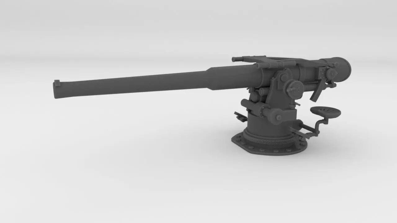 1/24 USN 4 inch 50 (10.2 cm) Sub Deck Gun - distefan 3d print