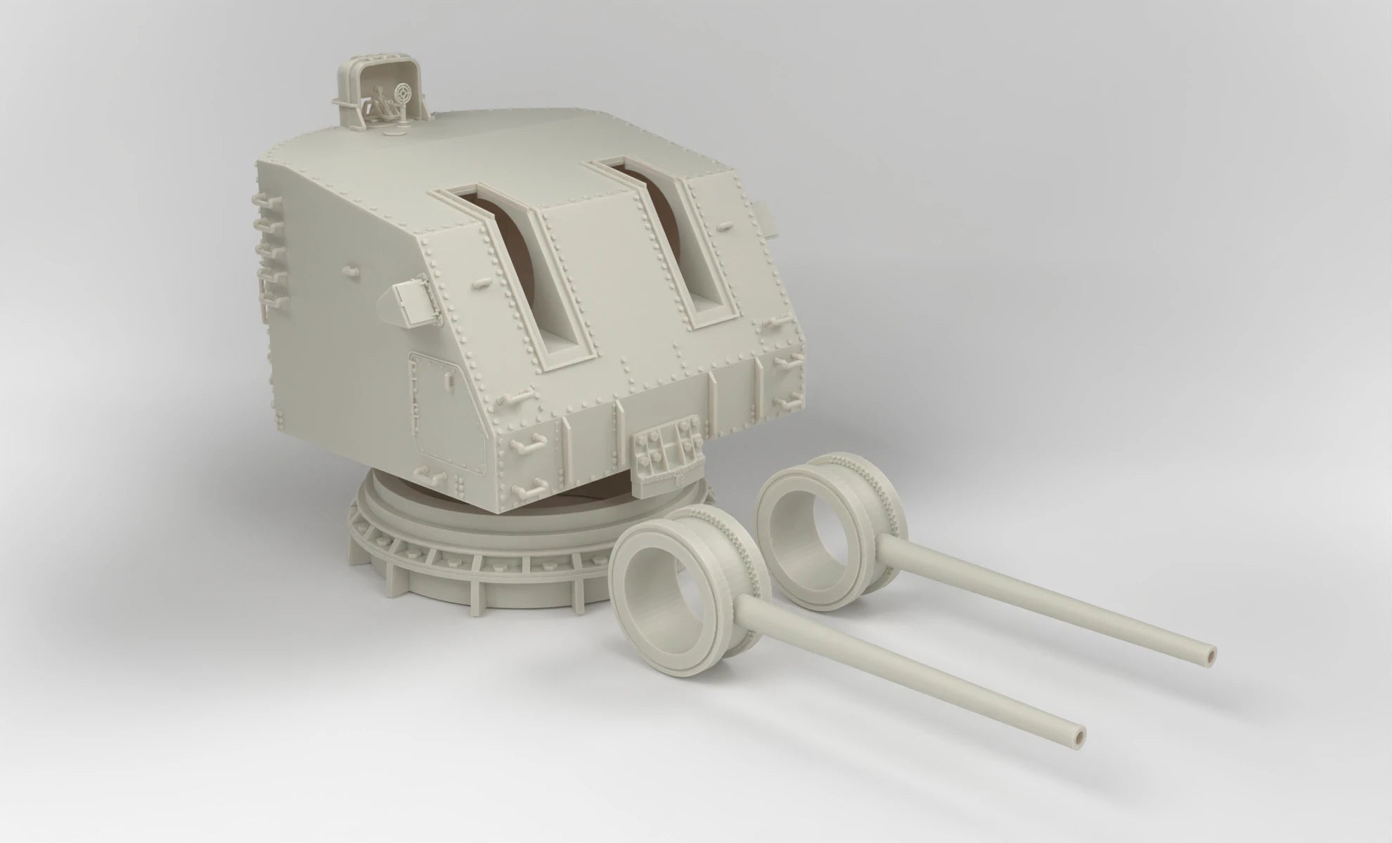 1/24 USN 5"/38 Cal. Mk.38 Twin Mount Set Protosoon