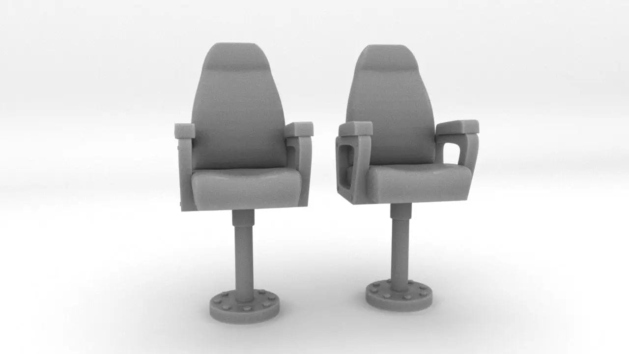 1/24 USN Capt Chair Set 2pcs - distefan 3d print