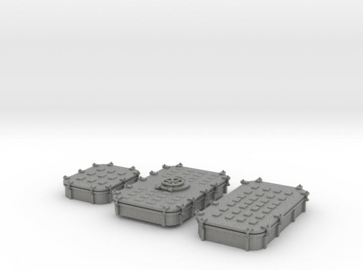 1/24 USN Deck hatches Set - distefan 3d print