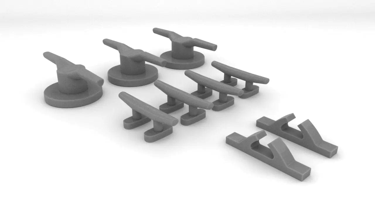 1/24 USN PT Boat 109 Brits, Chock, Clits Set (9pcs) - distefan 3d print