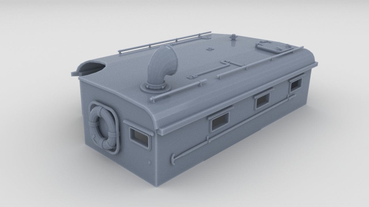1/24 USN PT Boat 109 Day Cabin - distefan 3d print