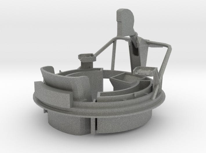 1/24 USN PT Boat 109 forward turret MG mount - distefan 3d print