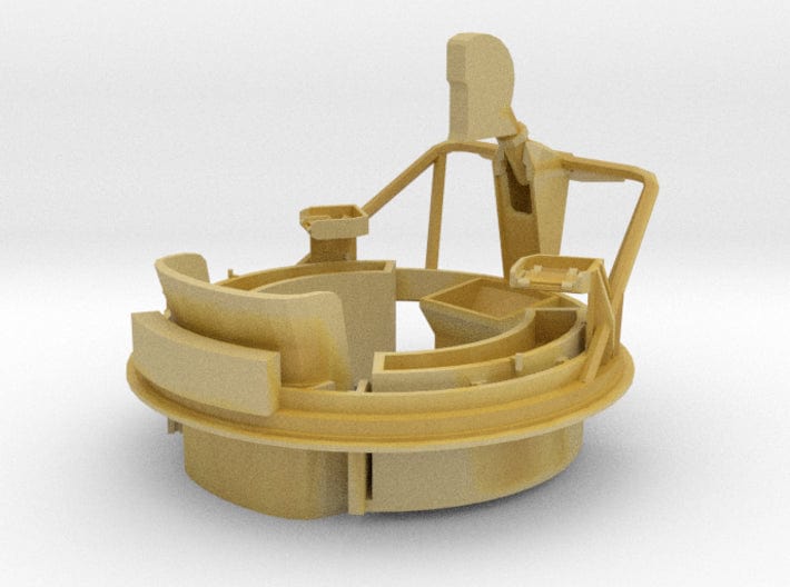 1/24 USN PT Boat 109 forward turret MG mount - distefan 3d print