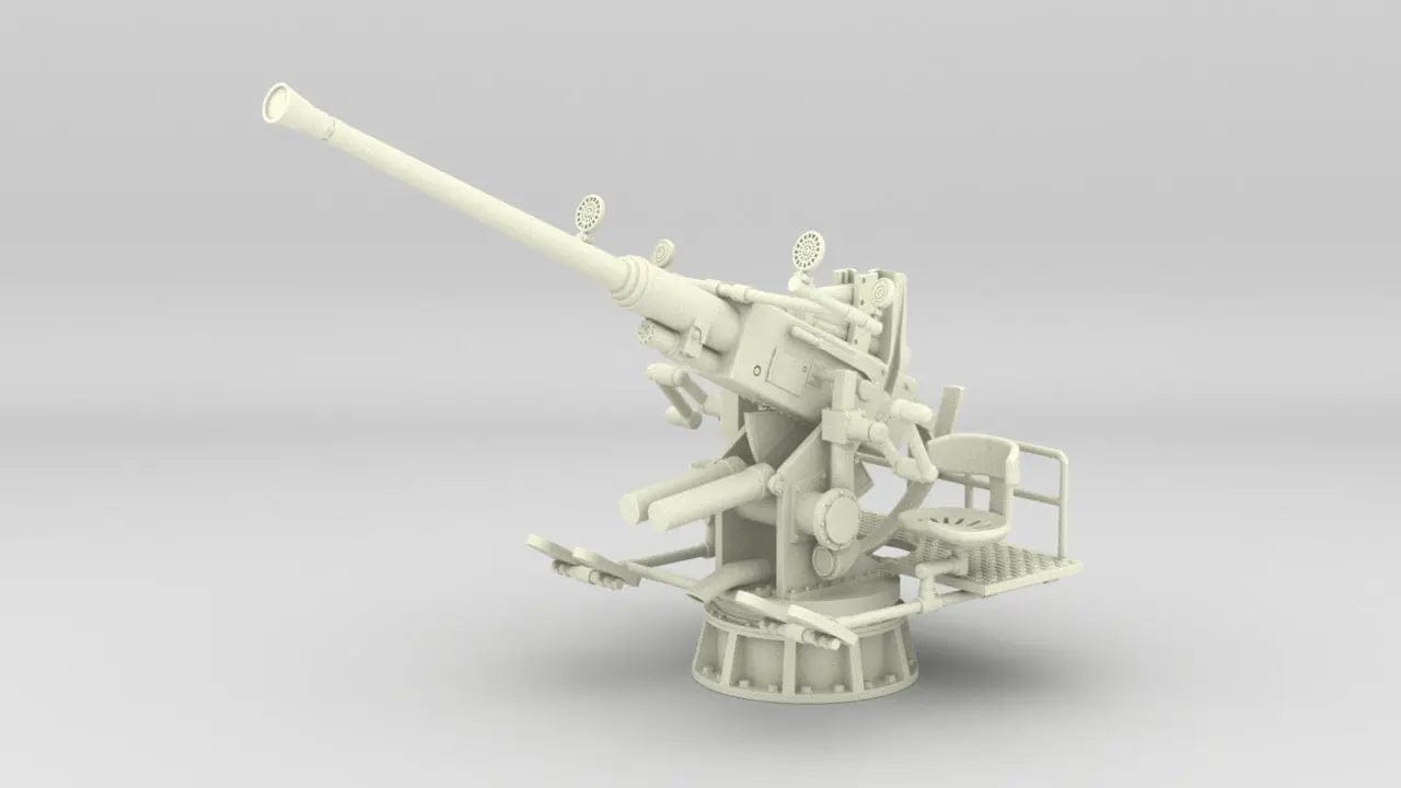 1/24 USN Single 40mm Bofors (Elevated) - distefan 3d print