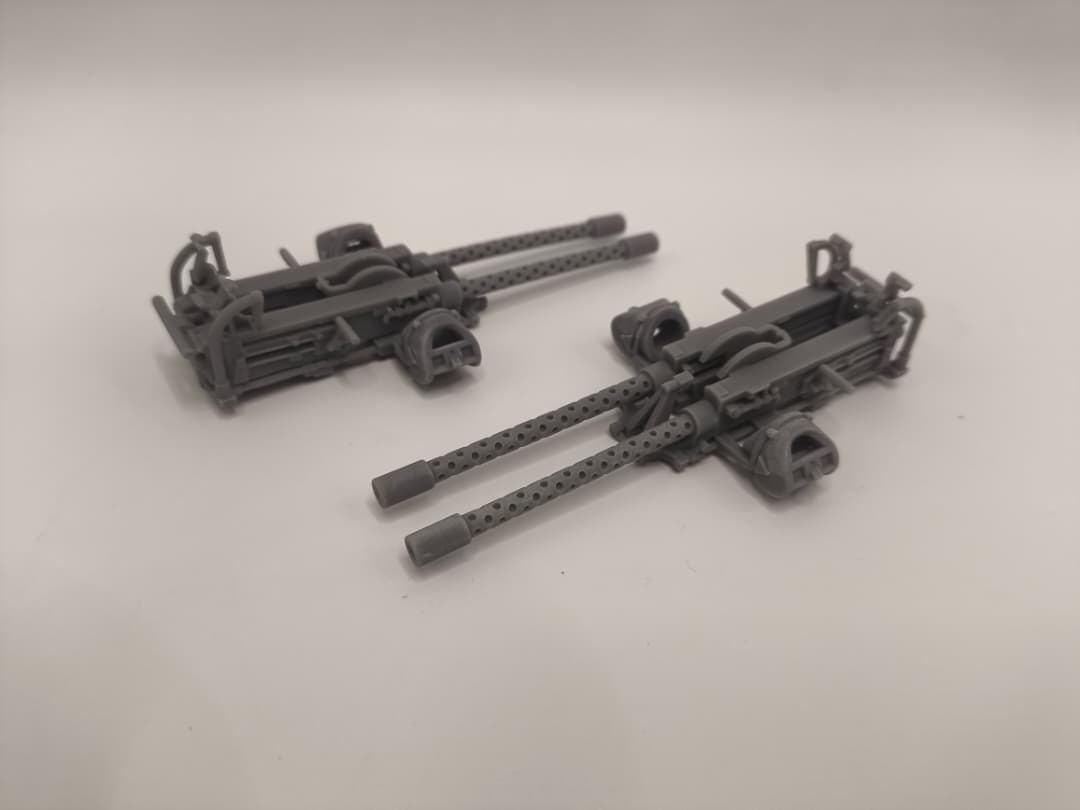 1/24 USN Twin .50-inch Browning M2 MG Set (2pcs) - distefan 3d print – alternate view