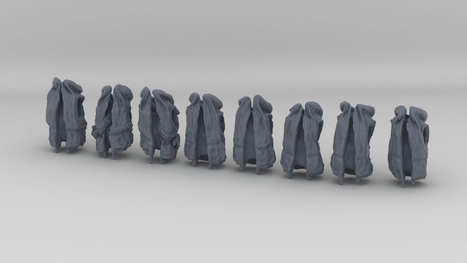 1/24 USN WWII Lifevest Set (8pcs) - distefan 3d print