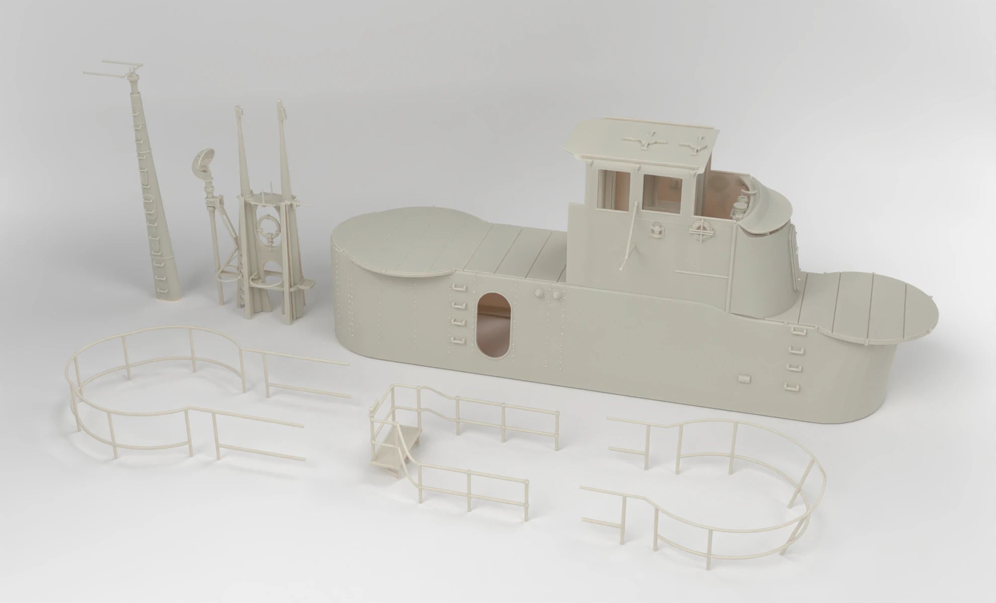 1/24 USS Gato Conning Tower Set Protosoon