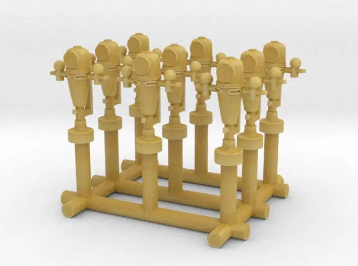 1/240 USN binnacle set 9pcs - distefan 3d print