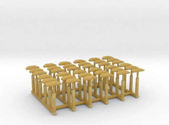 1/240 USN depth charge arbor mark 7 set 36pcs - distefan 3d print
