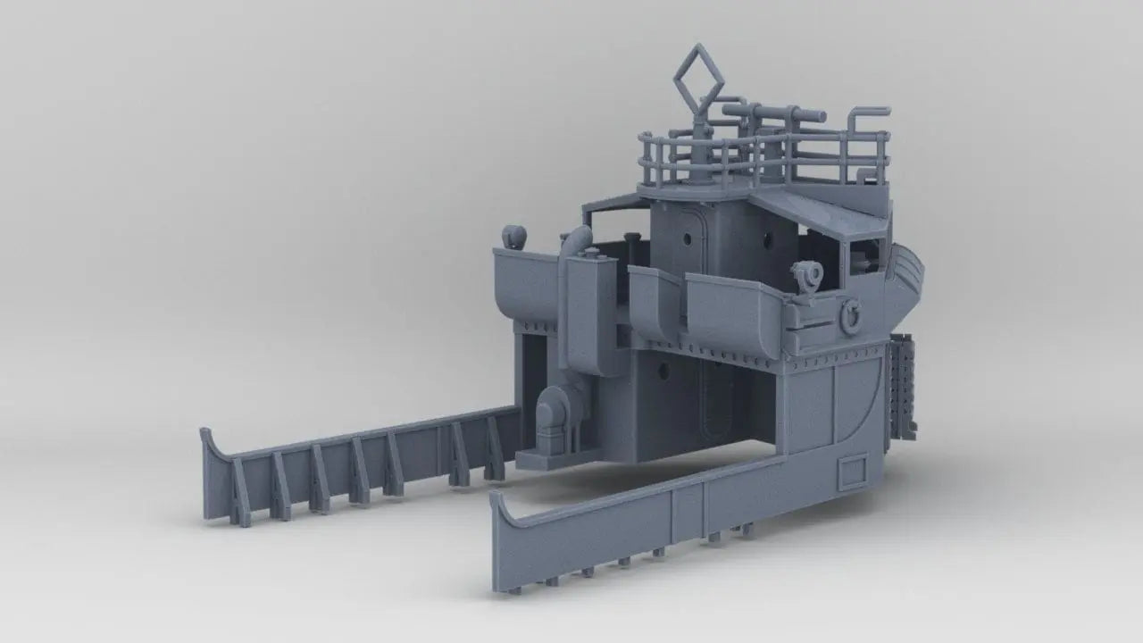 1/240 USS Ward Navigation Bridge - distefan 3d print