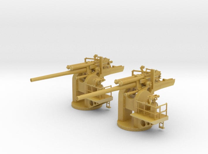 1/240 IJN 12.7 cm/40 (5") Type 89 mount single - distefan 3d print