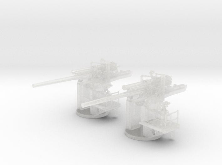 1/240 IJN 12.7 cm/40 (5") Type 89 mount single - distefan 3d print