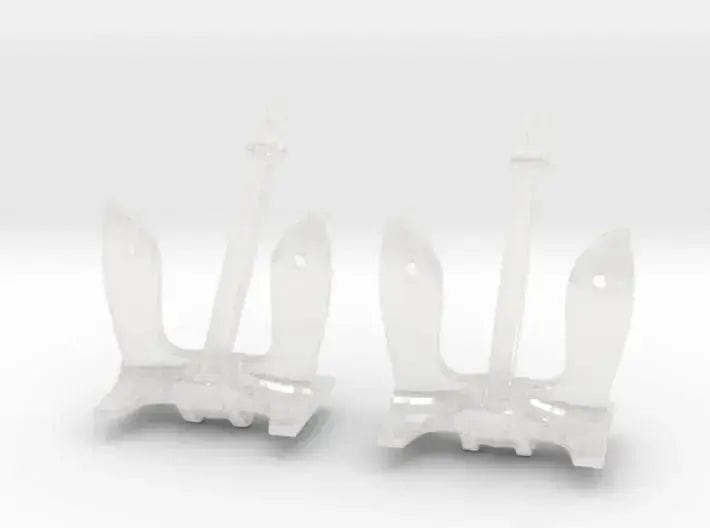 1/240 RV Calypso Danforth anchors Set - distefan 3d print