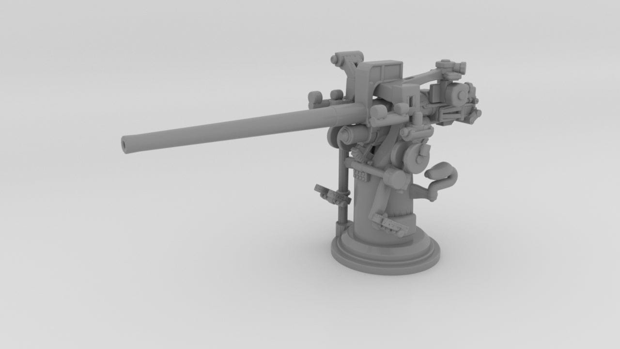 1/240 USN 3 inch 50 [7.62 Cm] Deck Gun - distefan 3d print