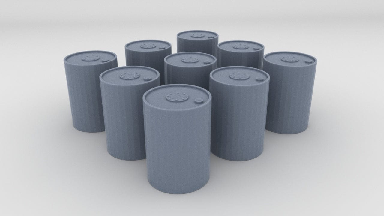 1/240 USN 300lb Depth Charge Set (9pcs) - distefan 3d print