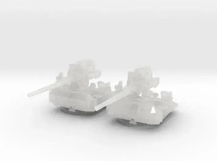 1/240 USN single 5 inch (127 mm) 38 mount set 2pcs - distefan 3d print