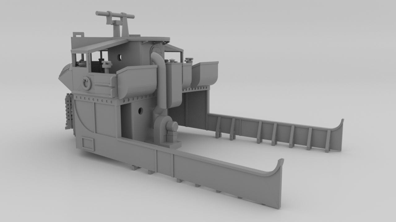 1/240 USS Ward Navigation Bridge - distefan 3d print